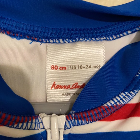 Hanna Anderson rashguard suit 18-24 months - Picture 2 of 3